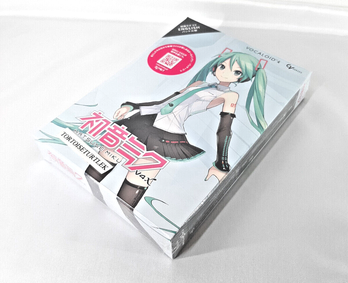 CRYPTON VOCALOID4 Hatsune Miku V4X English bundle DVD CRYPTON VOCALOID4 Hatsune Miku V4X English bundle DVD