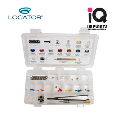 IQ IMPLANTS LOCATOR Genuine Starter Kit with Processing Components and Storage Organizer
