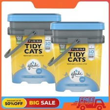 2 packs Tidy Cats Multi-Cat Clumping Kitty Litter
