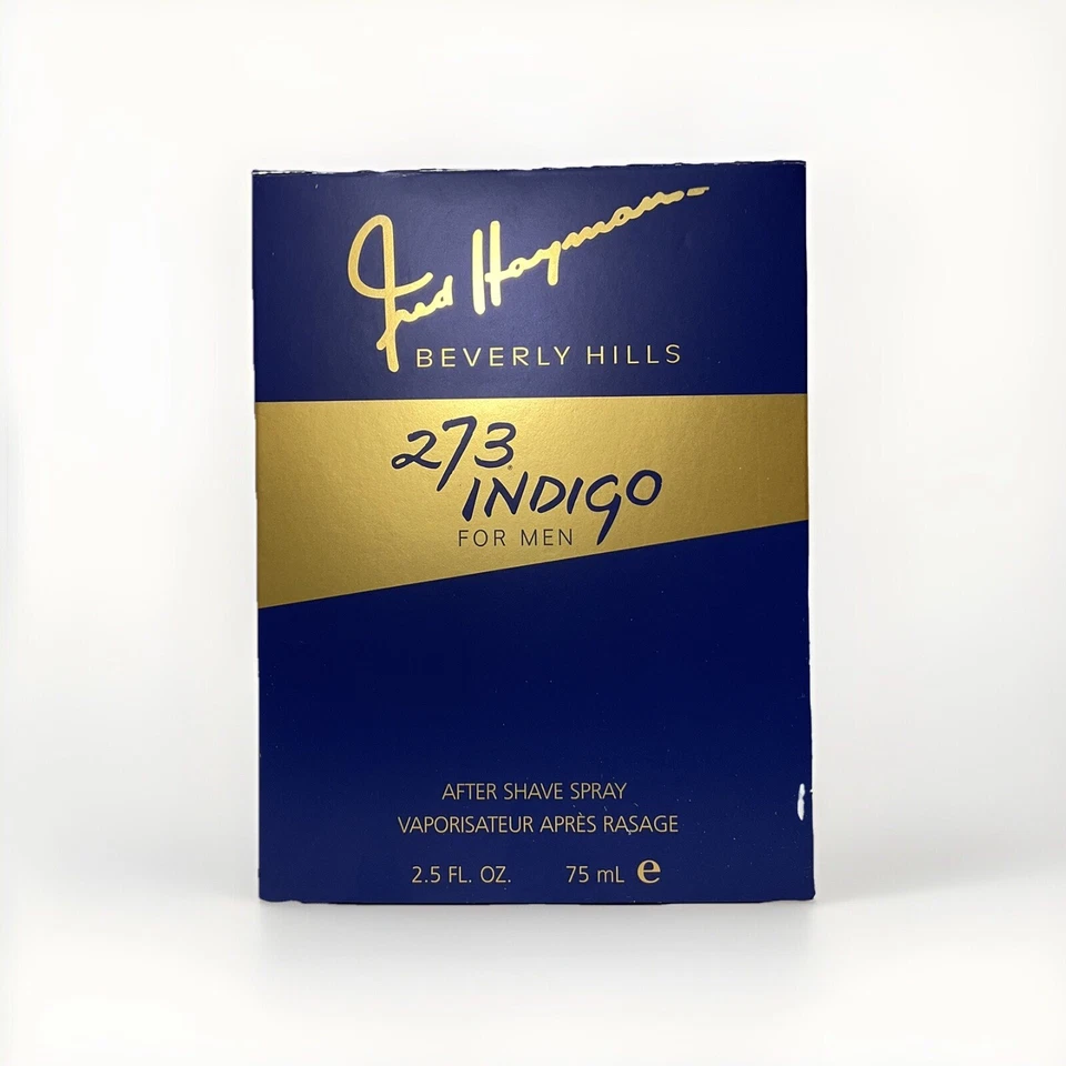 273 INDIGO Fred Hayman Beverly Hills 剃须后喷雾 2.5 盎司 - 如图所示  — 第 4/4 张图片