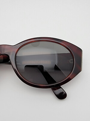 Versace Mod. 455 Col. 900 Dark Tortoise Frame Green Lens Sunglasses Italy 50mm Versace Mod. 455 Col. 900 Dark Tortoise Frame Green Lens  main image 3
