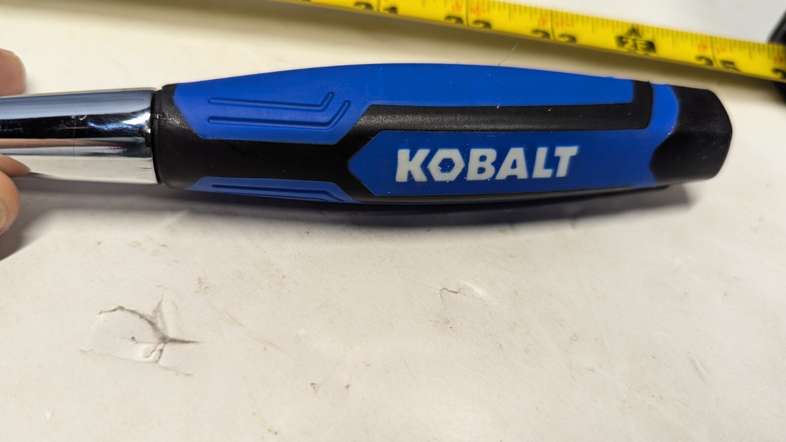 Kobalt 1/2 Drive Flex Head Rachet 72 Tooth With Comfort Grip Handle