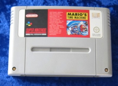 Mario´s Time Machine, Marios SNES Super Nintendo Spiel 