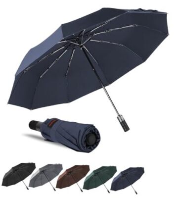 Umbrellas Windproof Travel Compact Umbrella for Rain,Light
