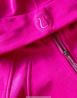 LULULEMON SCUBA OVERSIZED FULL ZIP HOODIE~ SONIC PINK~M/ L ~NWT~USPS SHIP | eBay