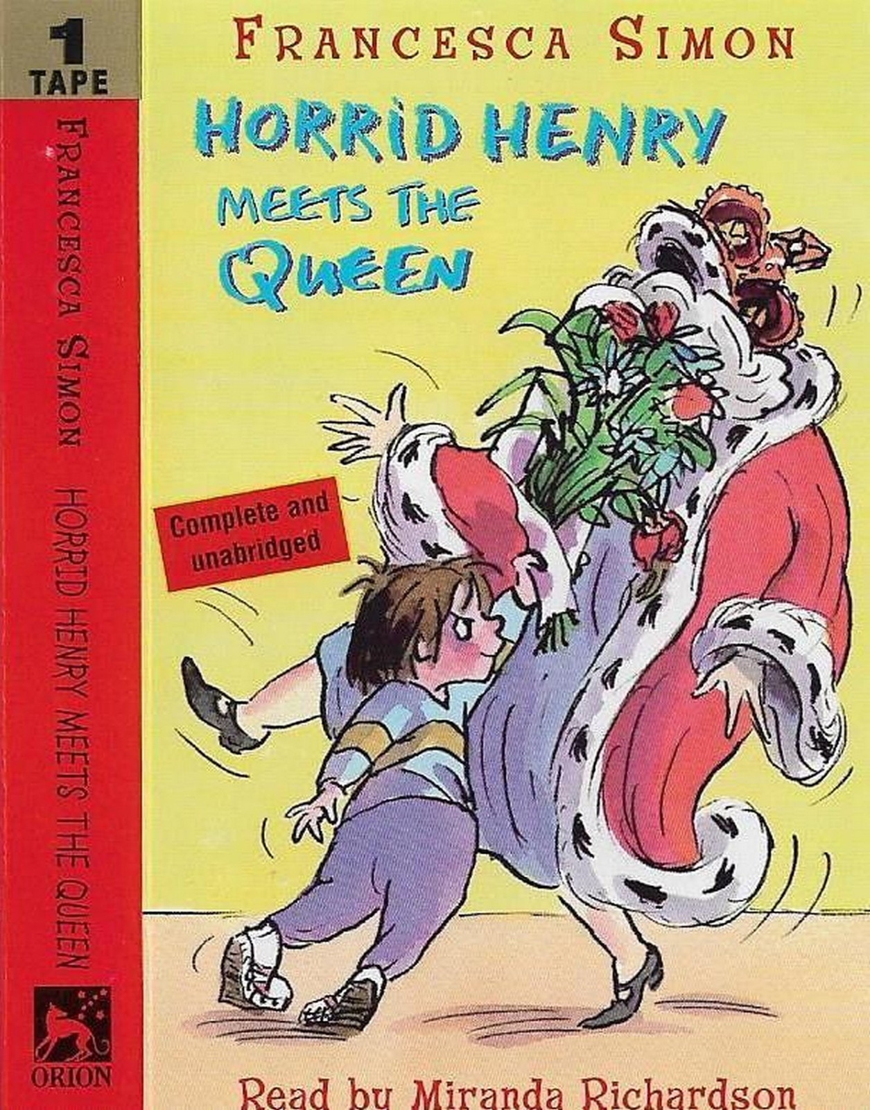 FRANCESCA SIMON HORRID HENRY MEETS THE QUEEN CASSETTE MIRANDA RICHARDSON audiobk