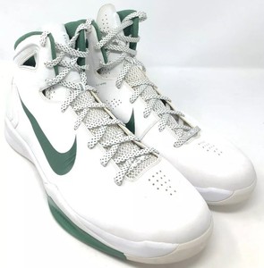 nike hyperdunk green and white