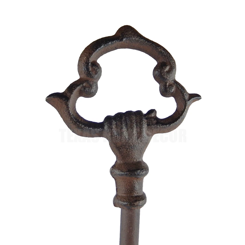 Pineapple Doorstop Porter with Handle Heavy Duty Cast Iron Antique Style Brown - Image 3 of 4
