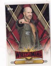 2019 Topps WWE Road to Wrestlemania #WM-28 Cesaro Wrestlemania 35 Roster