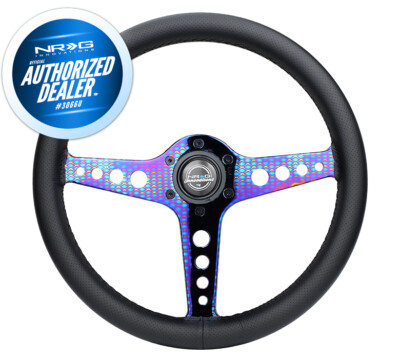 New NRG 350mm Simulator Sim Rig Gaming Steering Wheel + Hardware ST-034MC-PR