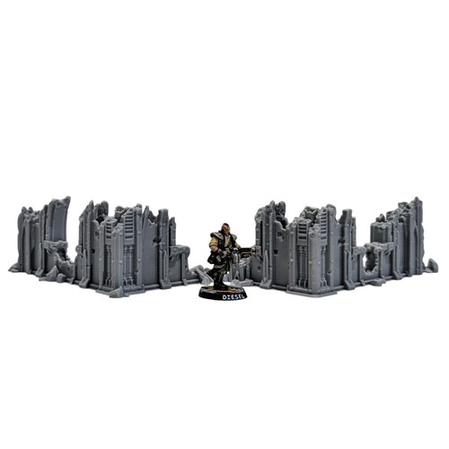 Forgeworld Ruinenfragmente - 28mm 3D gedrucktes Gelände für Tabletop Wargaming - Bild 8 von 9