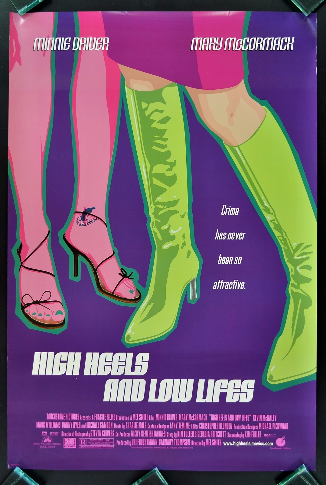 HIGH HEELS AND LOW LIFES * CineMasterpieces BOOTS LADIES SHOES MOVIE