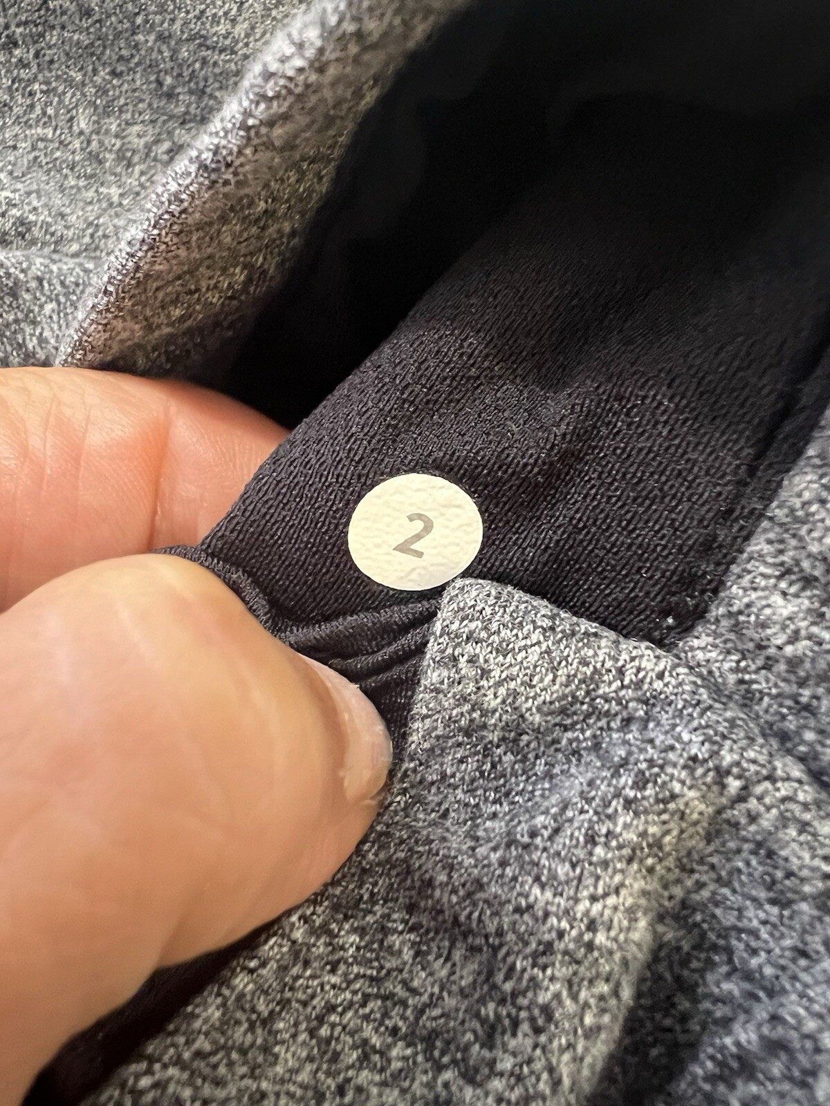 Lululemon Split Pullover Hooded Heathered Speckle… - image 17