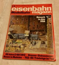 Eisenbahn Modellbahn Magazin 11 November 1986 neuwertig