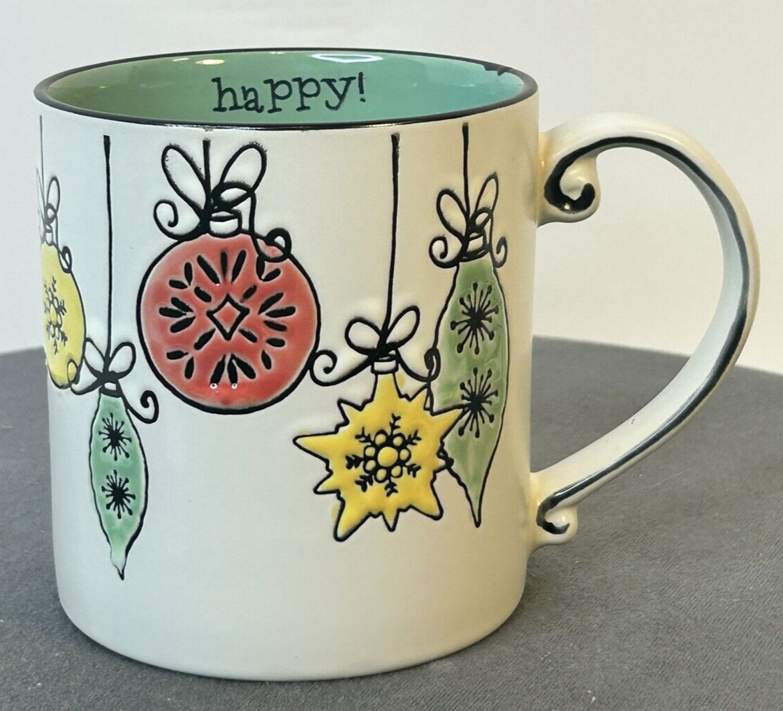 Christmas Holiday Ornament, Happy Large Coffee Mug 20oz Spectrum Designz