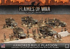 Flames of War - American: Armored Rifle Platoon (Plastic) UBX51