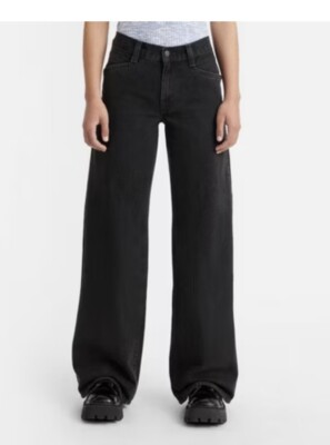 Levi s Woman s Mid Rise 94s Baggy Wide Leg Jeans Size 29 In Over Exposure