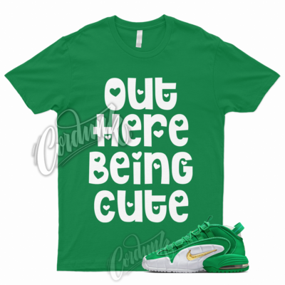 CUTE T Shirt for Air Max Penny Stadium Green White Mystic Metallic