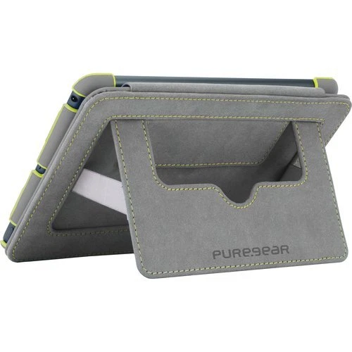 PureGear Apple IPad Mini Gray Green Folio Tablet Case Shell Slim Grip, Kickstand - Image 3 of 4