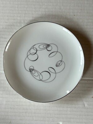 Sango Contemporary 6504 Rare Squiggles Pattern 6-1/8'' Bread Plate