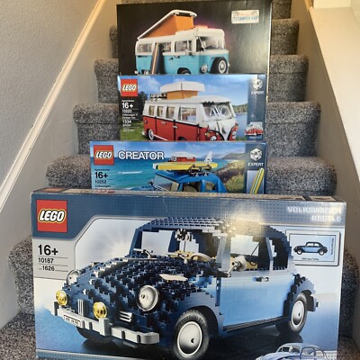 LEGO Creator Volkswagen Beetle T1 T2 Camper Vans 10187 10252