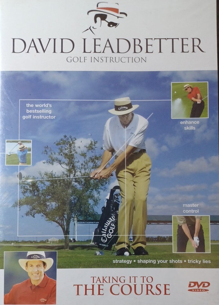 DAVID LEADBETTER GOLF INSTRUCTION TAKING IT TO THE COURSE DVD NEW SEALED #PB