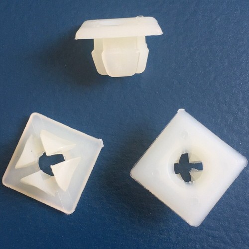 25 Bumper License Plate Nut Bracket Clip 14 Screw Grommet For GM