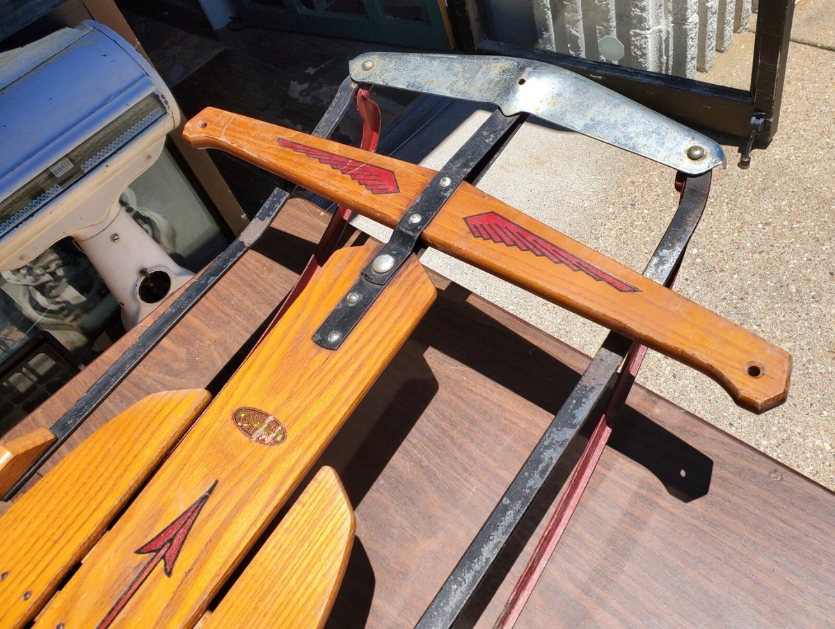 Mid-century Flexible Flyer Airline Racer Snow sled. | eBay