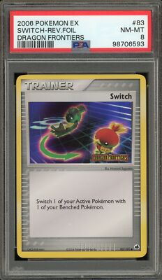 Pokemon Switch EX Dragon Frontiers Reverse Holo #83 PSA 8 | eBay