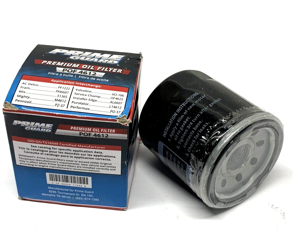 PRIMEGUARD POF4612 cross reference oil filters