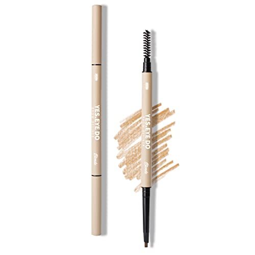 Eyebrow Pencil, Waterproof Retractable Brow Precision Pen, Ultra Fine Blonde