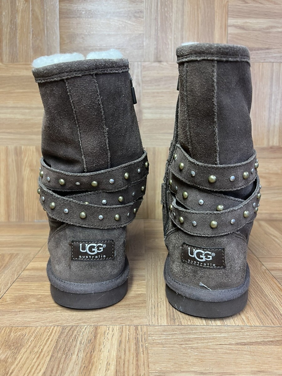 RARE🔥 UGG Australia Women's Clovis 3287 Brown Suede Winter Boots