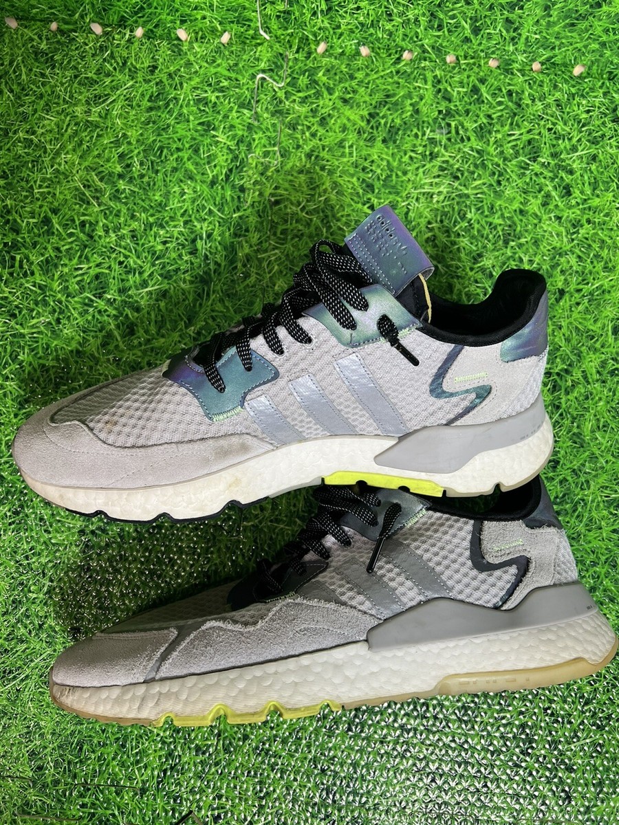 Adidas Nite Jogger EF5839 Size US 14 Light Solid Grey Reflective