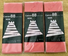 3 Packs CAPTAIN 88 WIDE Bias Tape, Tangerine-316, 45mm By 2.75m, Japan, NIP