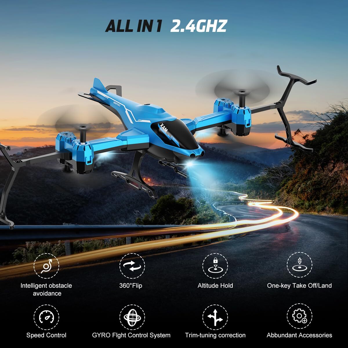 VATOS RC Helicopter Remote Control Helicopter Obstacle