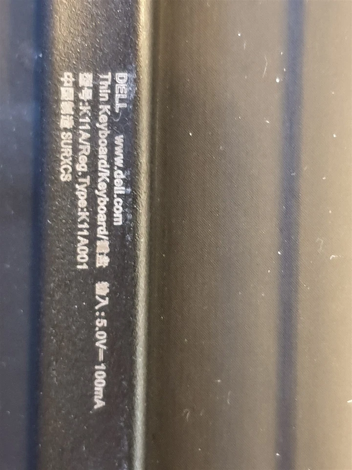 DELL K11A SLIM TABLET KEYBOARD K11A001 FOR DELL VENUE 11 PRO 5130 7130 7139 7140 - Image 3 of 4