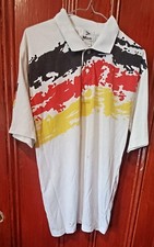 Vintage 1994 Soccer  FIFA World Cup Team Germany Mitre Polo Shirt Mens Large