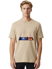 Opix-Joystick Mens Graphic Tee, 100% Cotton, Casual Summer Wear