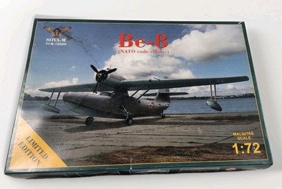 Sova-M 1/72 Beriev Be-8 ''Mole'' Soviet Flying Boat Model Kit 72020 PE Complete