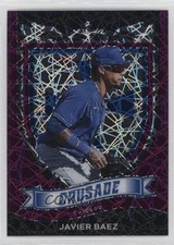 2021 Panini Chronicles Crusade Purple Velocity Prizm Javier Baez #6 0ld5
