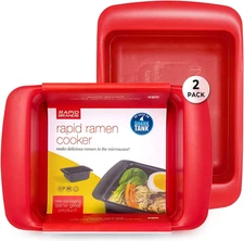 Rapid Ramen Cooker | Microwave Ramen in 3 Minutes | Perfect for Dorm, Small Kitc