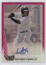 2020 Leaf Metal Draft 1990 Pink Rainbow 1/20 Antonio Cabello #LA-AC1 Auto nd3