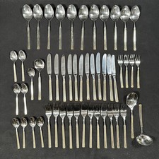 Nivella 18/10 Solingen Besteckteile 51 Teile Edelstahl Besteck Vergoldet Messer