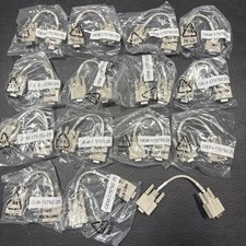 Lot Of 15- 5" VGA 9 Pin Female to Female Cable Cord 9Pin OEM-175792-25