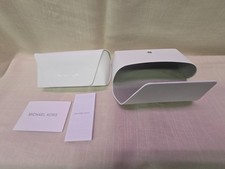 1 Case NEW Michael Kors Large White Soft Eyeglasses/Sunglasses Case