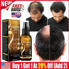 Biotin Hair Growth Spray Anti Hair Loss Fast Regrowth Scalp Treatment Serum US