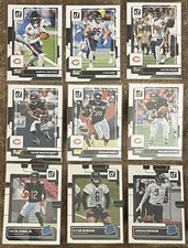Chicago Bears 2022 Panini Donruss Lot of 9. Kmet, Brisker, Fields,Walter Payton,
