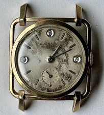 Wittnauer Automatic 9ARG 10K Gold Filled Wristwatch Diamond Accents - Head Only