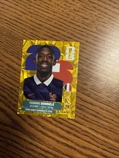 2026 Panini FIFA World Cup Sticker Gold Flood Crumple Ousmane Dembele #FRA15
