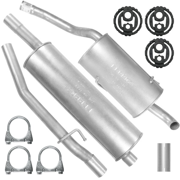 Auspuffanlage SchalldäMpferset Auspuff FüR Peugeot 807 2.0-image